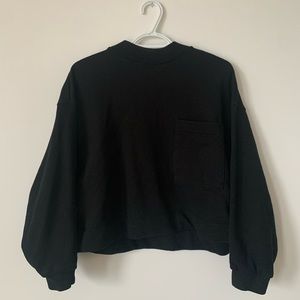 Oak + Fort Black Sweatshirt